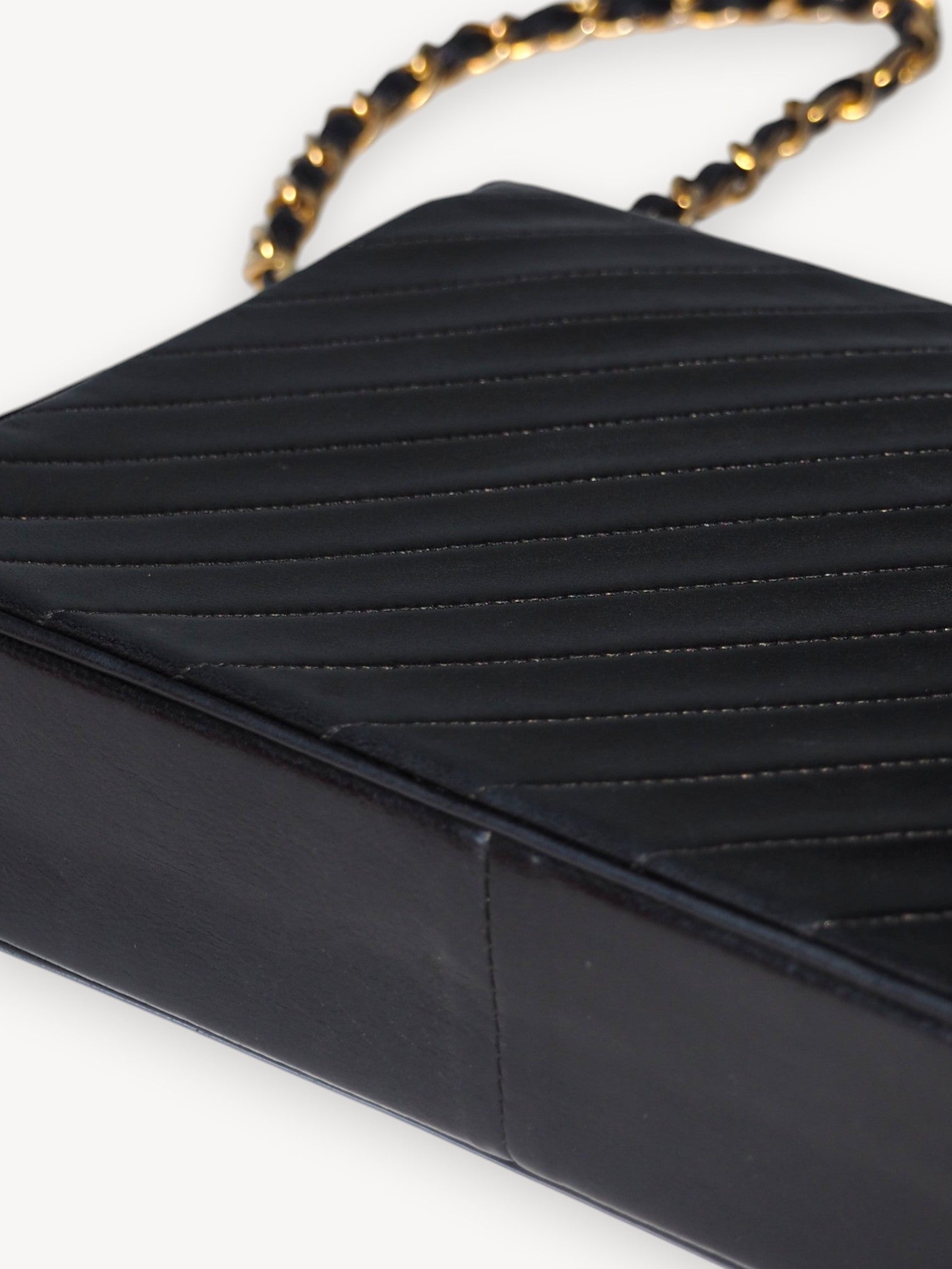 CHANEL TIMELESS SINGLE FLAP BAG BLACK
