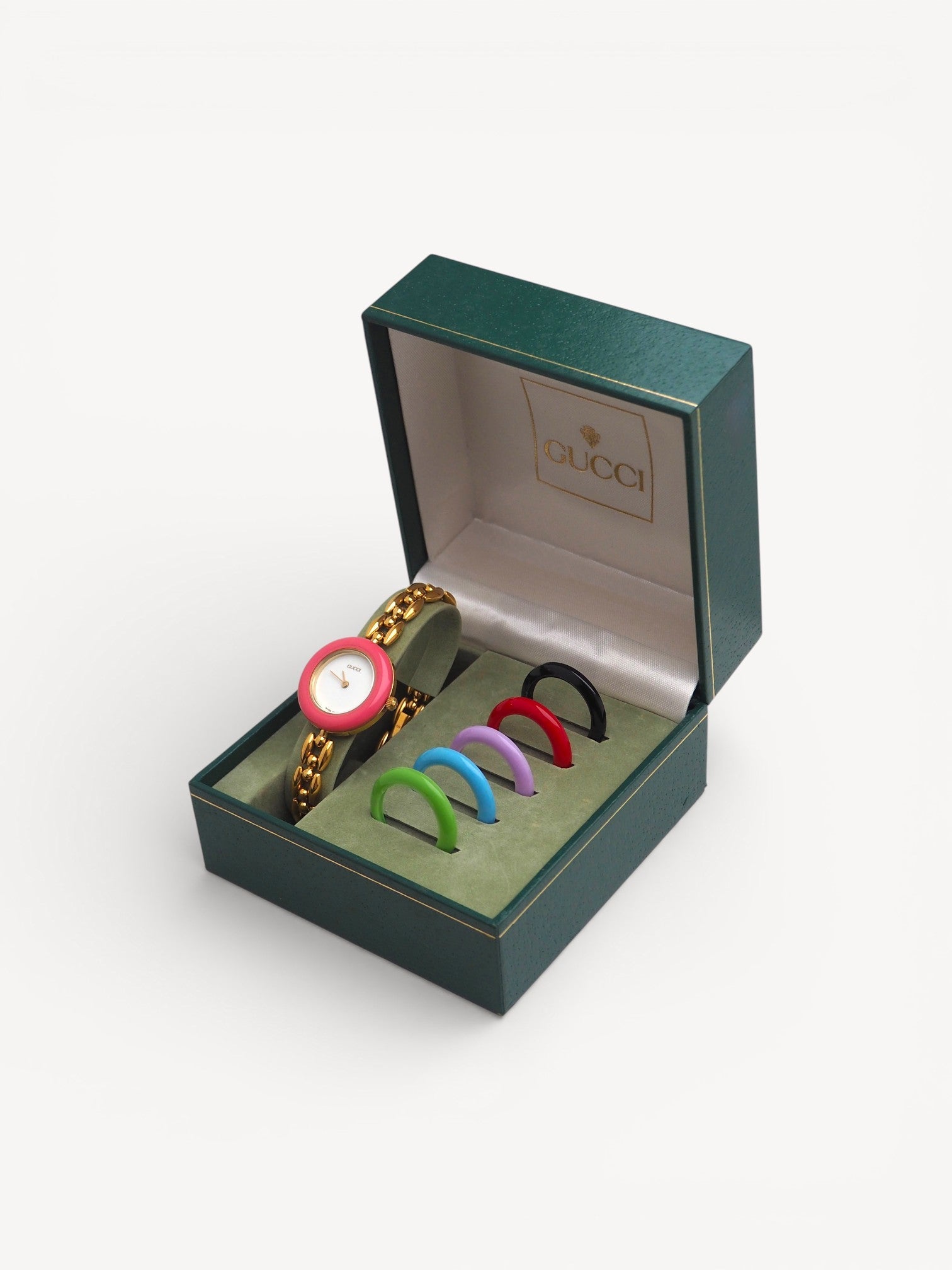 GUCCI INTERCHANGEABLE BEZEL WATCH