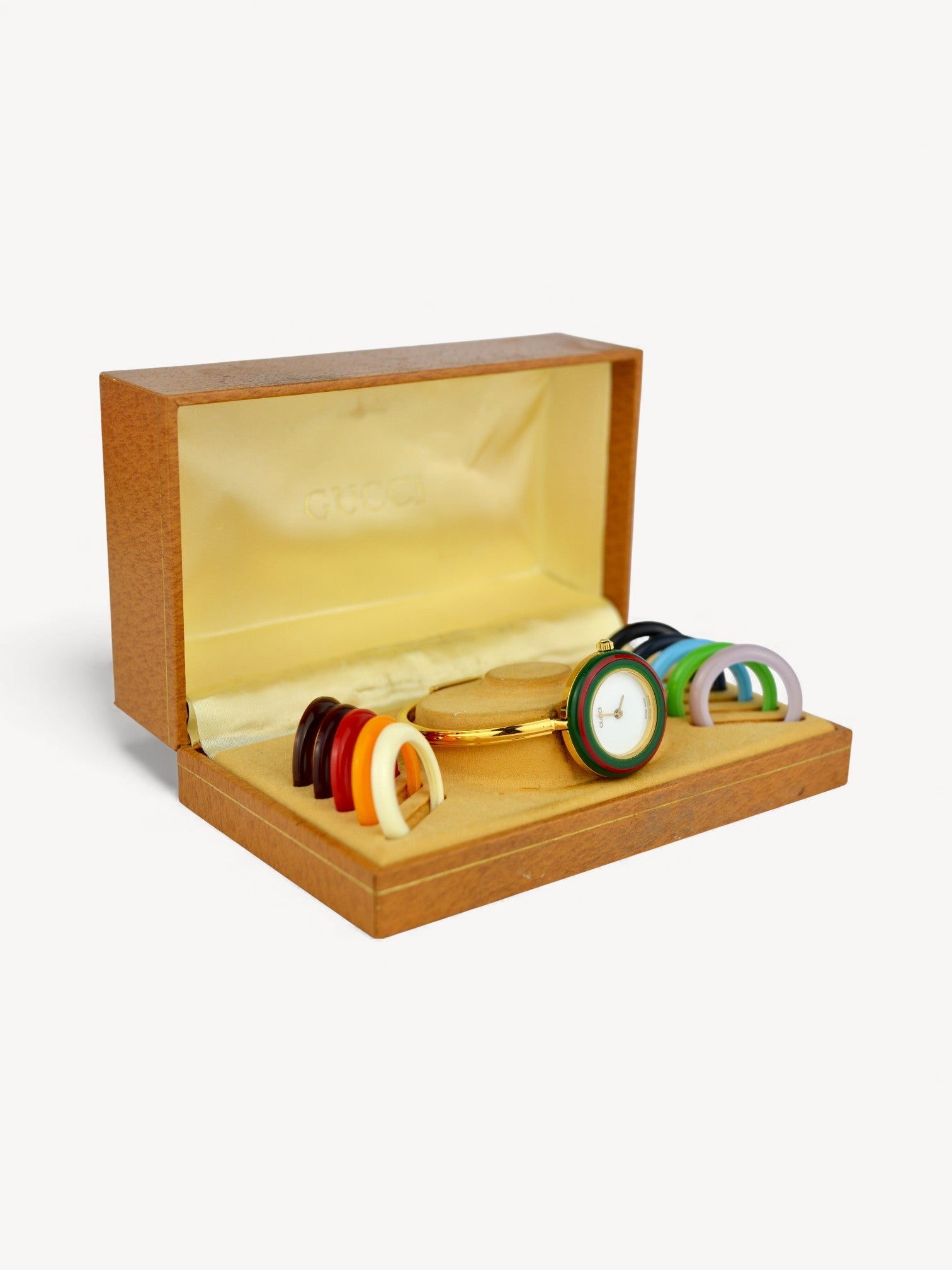 GUCCI INTERCHANGEABLE BEZEL WATCH