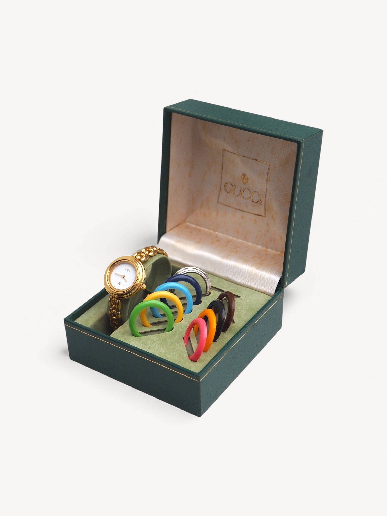 GUCCI INTERCHANGEABLE BEZEL WATCH