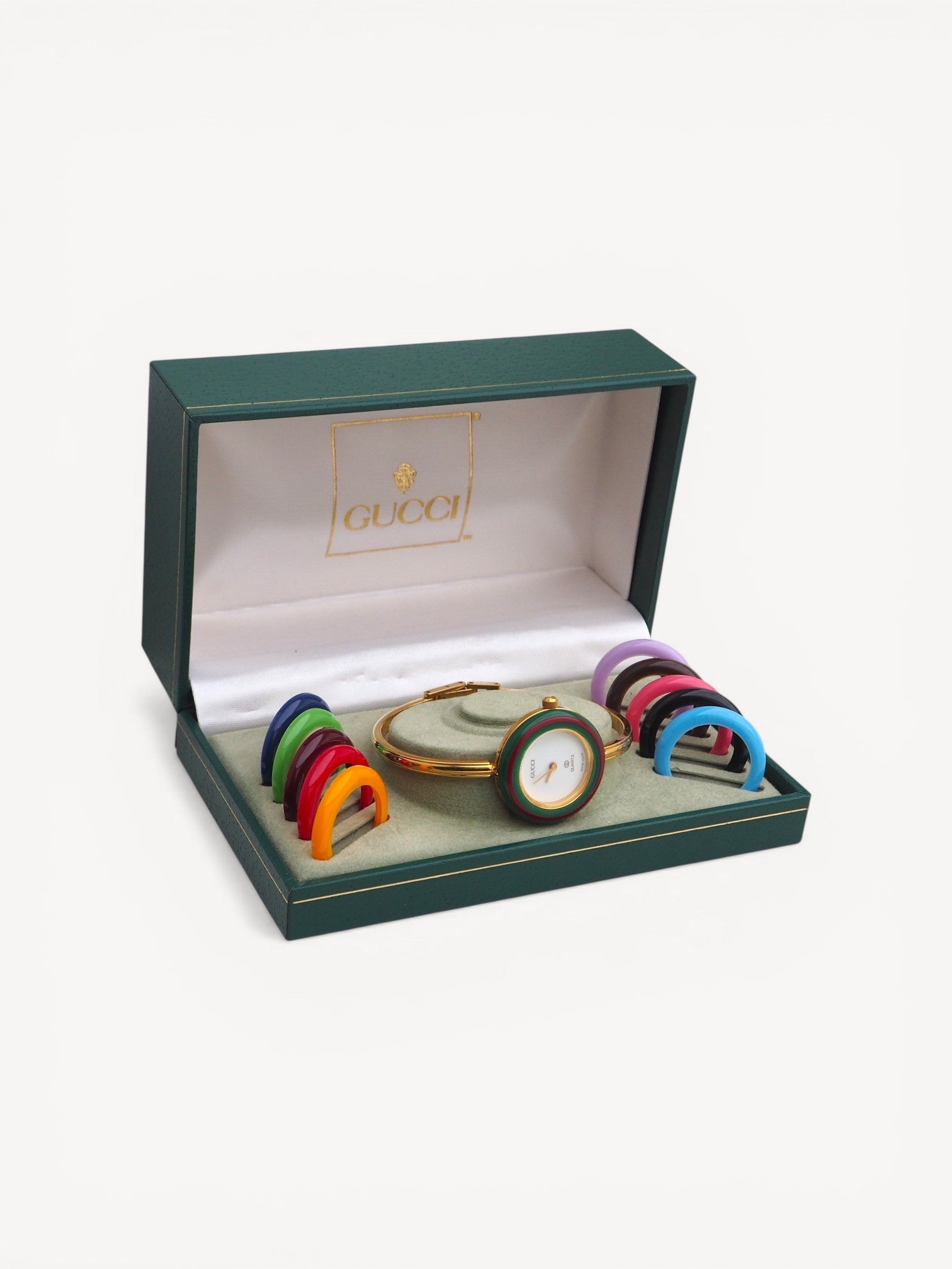 GUCCI INTERCHANGEABLE BEZEL WATCH