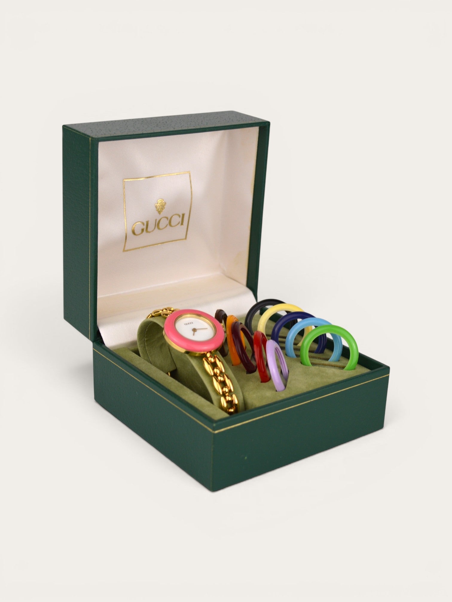 GUCCI INTERCHANGEABLE BEZEL WATCH
