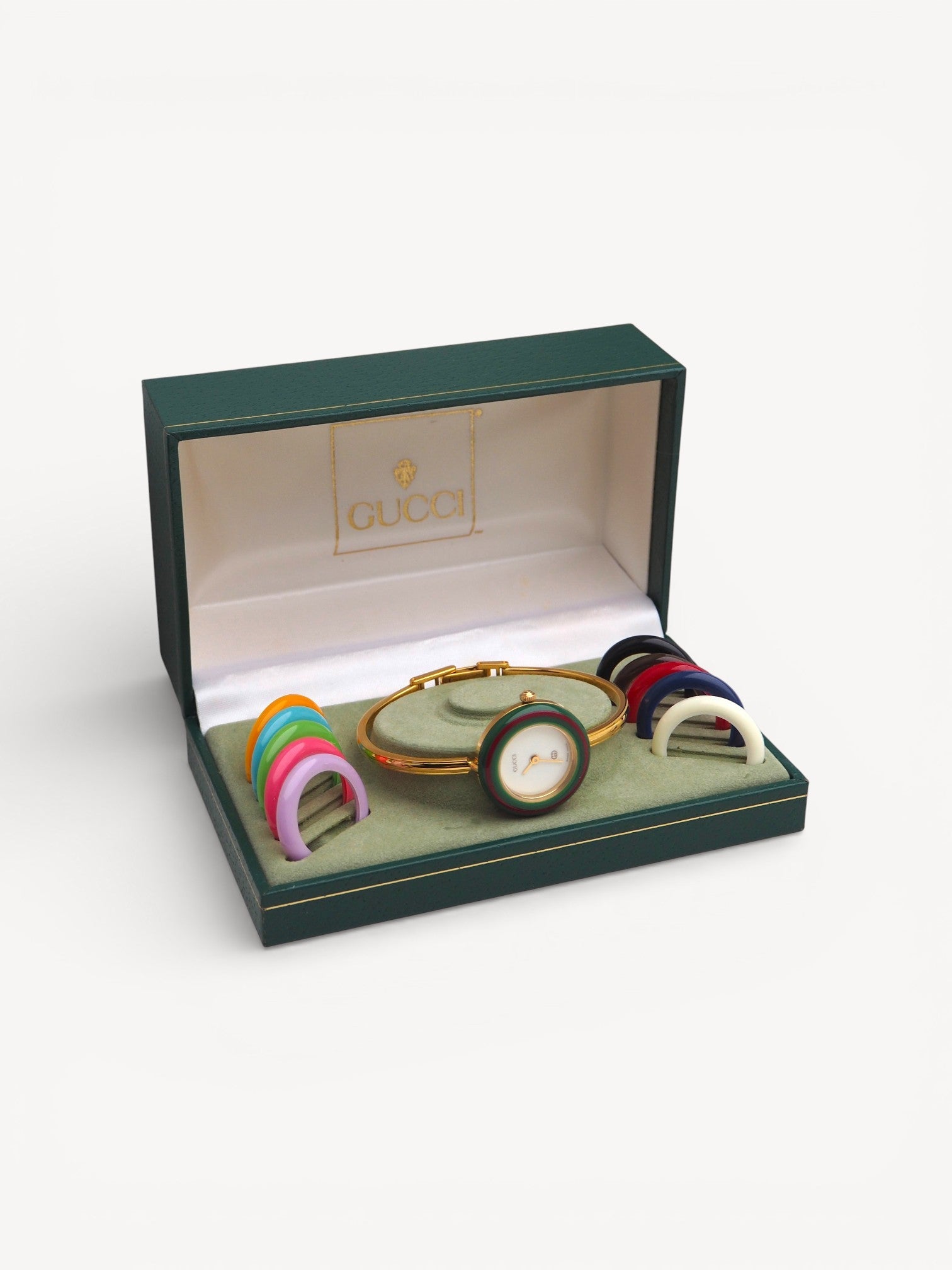 GUCCI INTERCHANGEABLE BEZEL WATCH