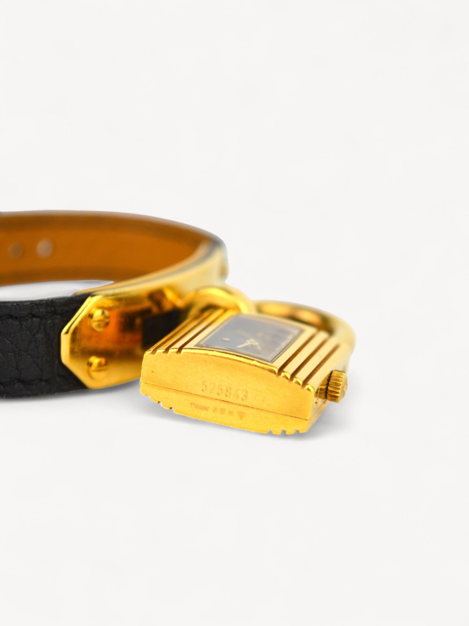 HERMÈS KELLY CADENA WATCH BLACK