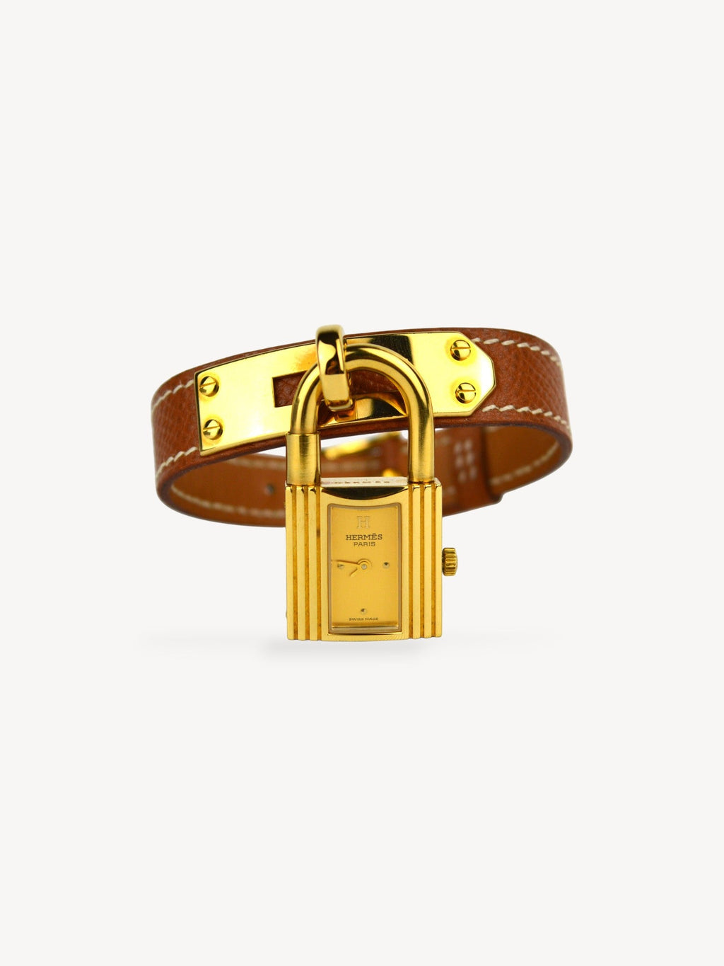 HERMÈS KELLY CADENA WATCH BROWN