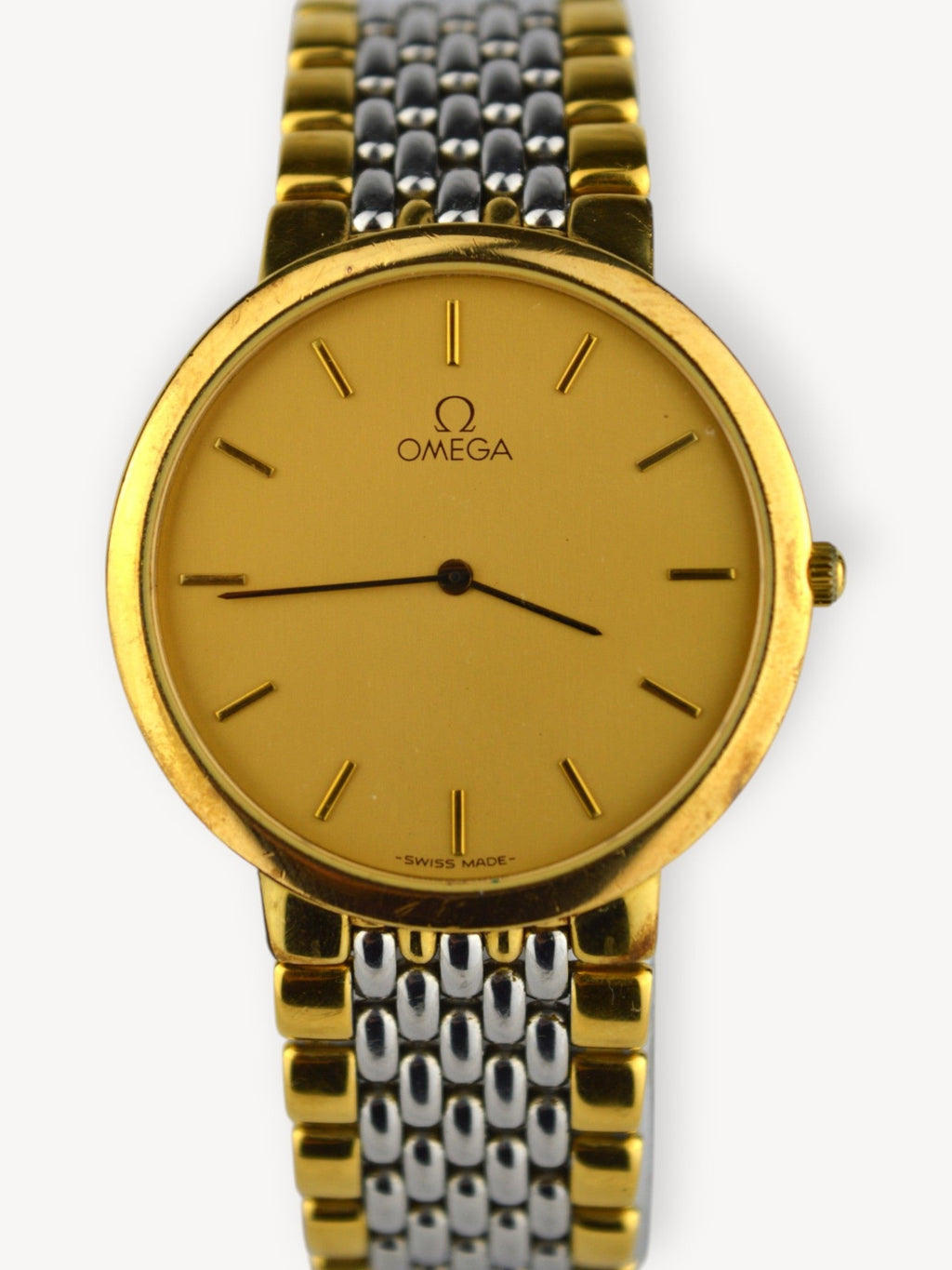 OMEGA DE VILLE TWO-TONE STEEL WATCH