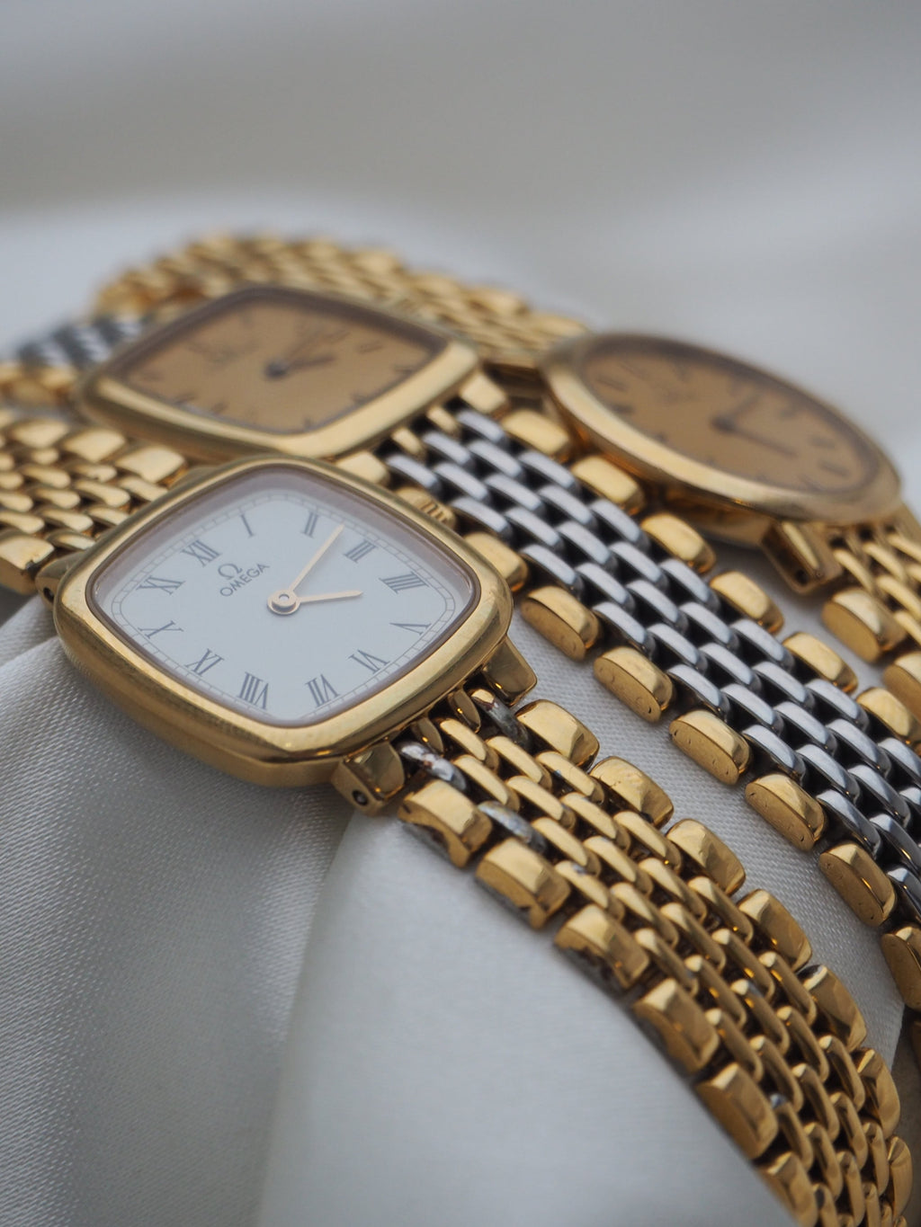 OMEGA DE VILLE 18K GOLD-PLATED WATCH
