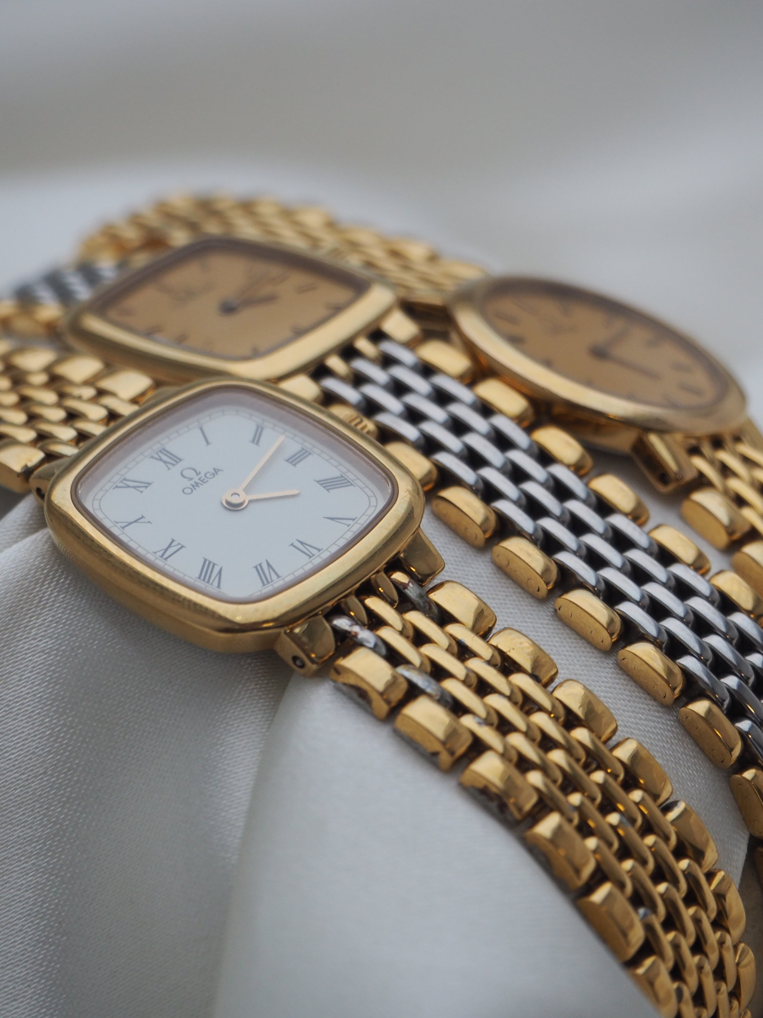 OMEGA DE VILLE 18K GOLD-PLATED WATCH
