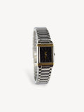 YVES SAINT LAURENT RECTANGULAR LOGO WATCH