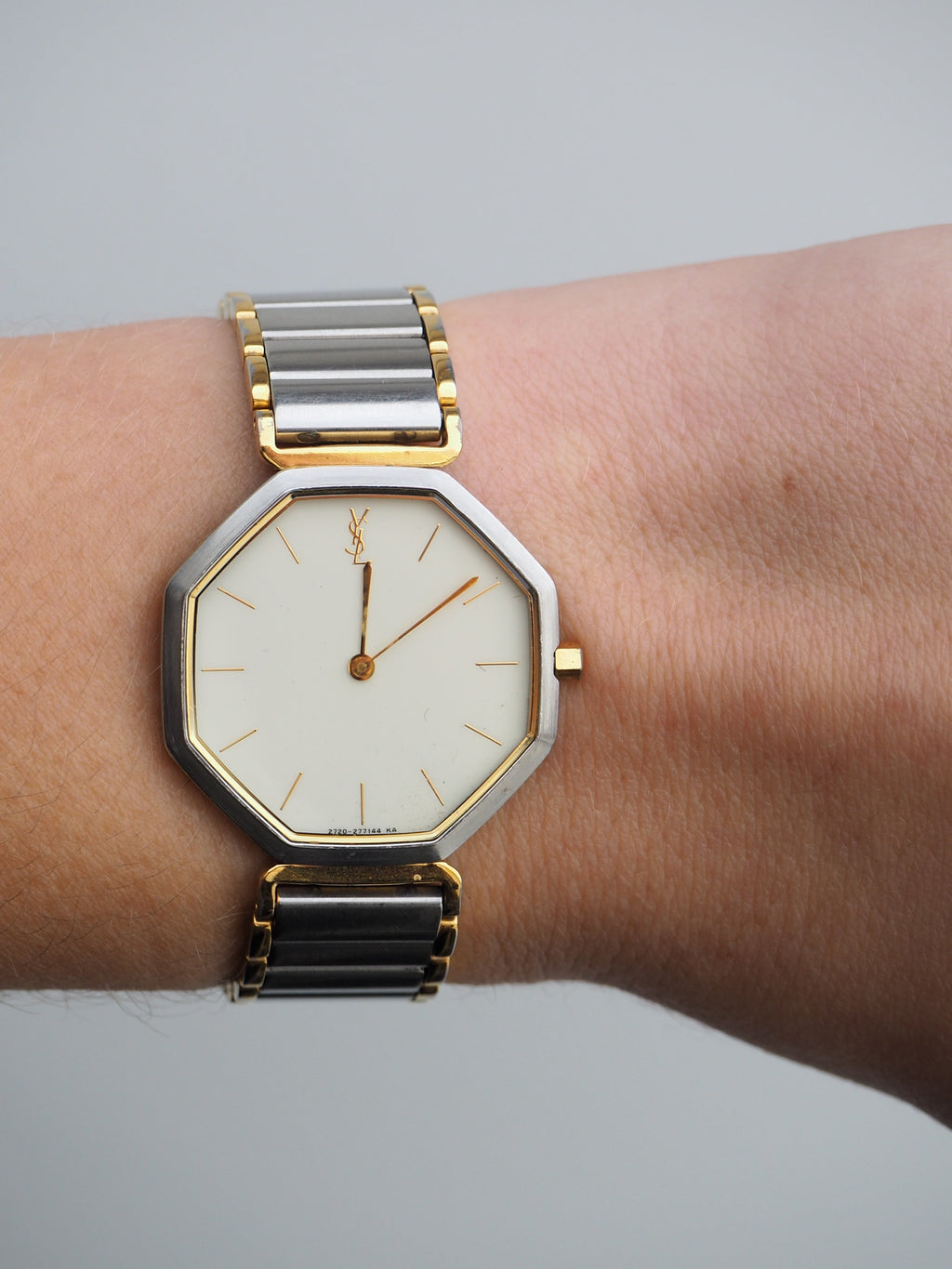 YVES SAINT LAURENT OCTAGONAL WATCH