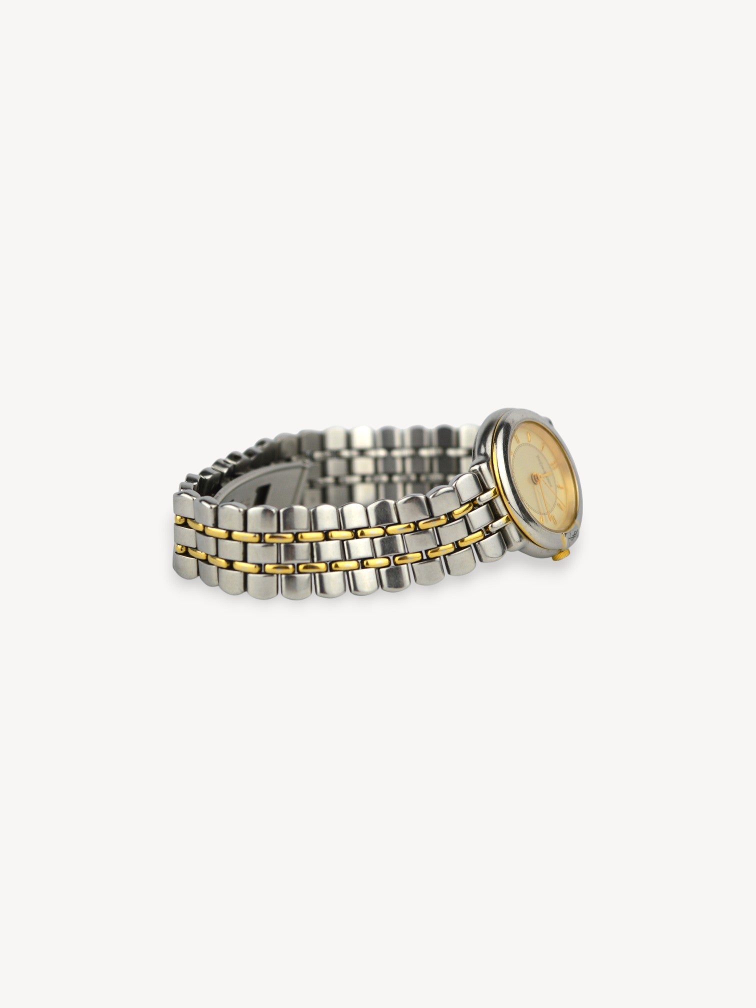 YVES SAINT LAURENT TWO-TONE WATCH