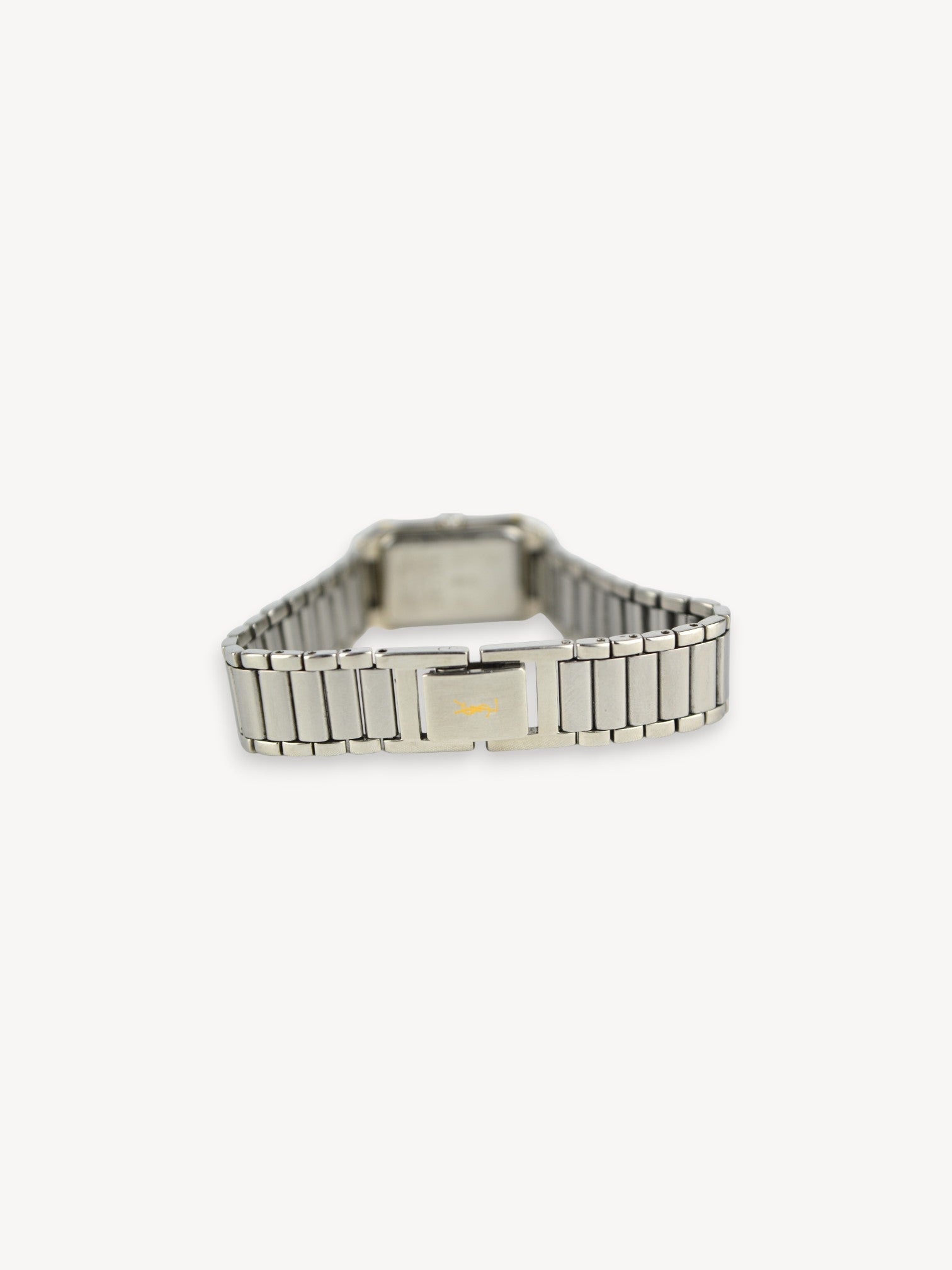 YVES SAINT LAURENT RECTANGULAR LOGO WATCH
