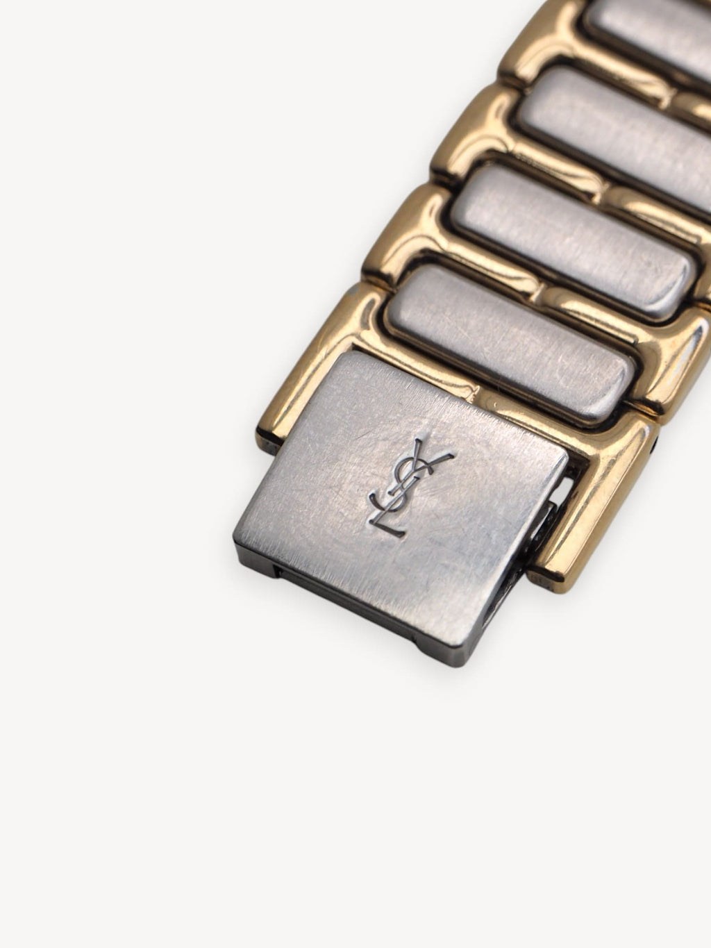 YVES SAINT LAURENT TWO-TONE WATCH