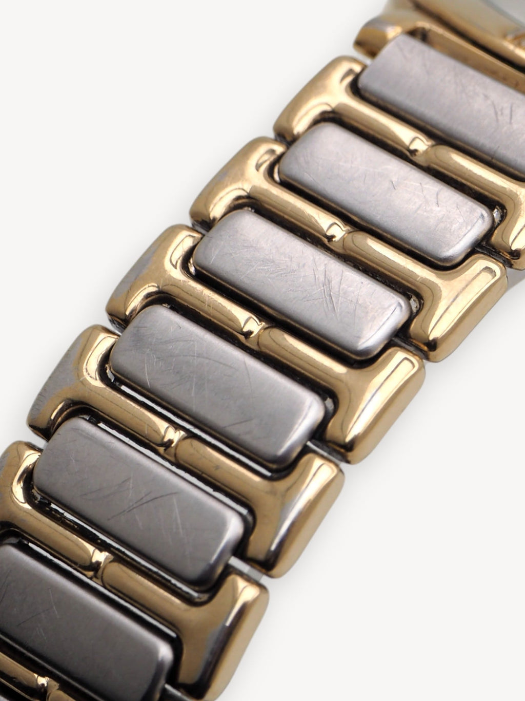 YVES SAINT LAURENT TWO-TONE WATCH